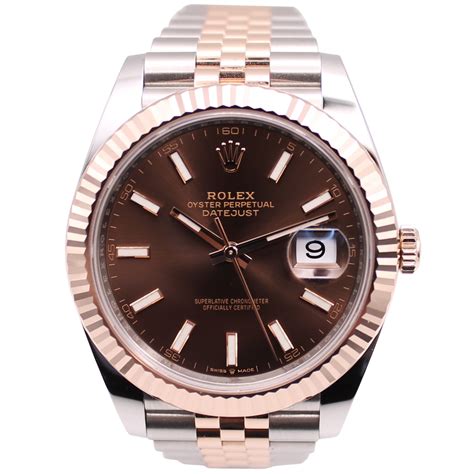 rolex datejust chocolate dial|rolex datejust 41mm 126331.